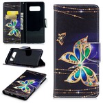 Funda de mariposa mágica para Samsung Galaxy Note 8