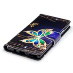Funda de mariposa mágica para Samsung Galaxy Note 8