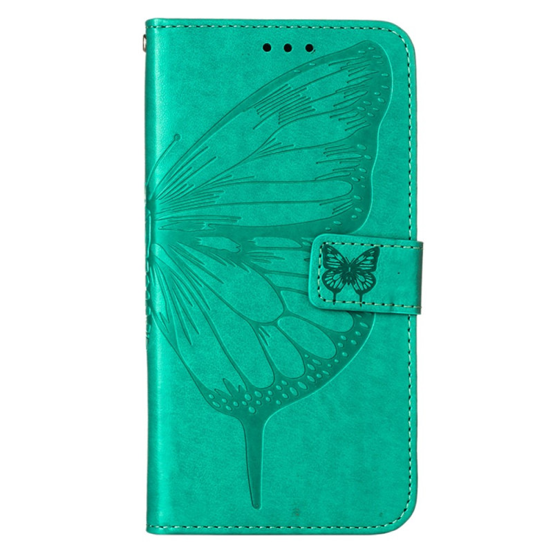Funda con diseño de mariposa para el Xiaomi Redmi 10C con colgante