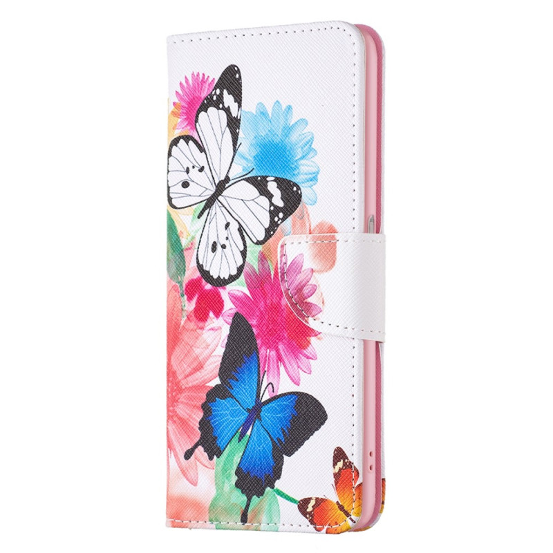 Funda Realme C35 Butterfly Flowers