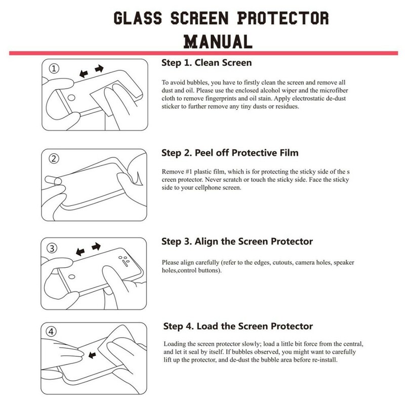 Protección de cristal templado para el Samsung Galaxy Note 8