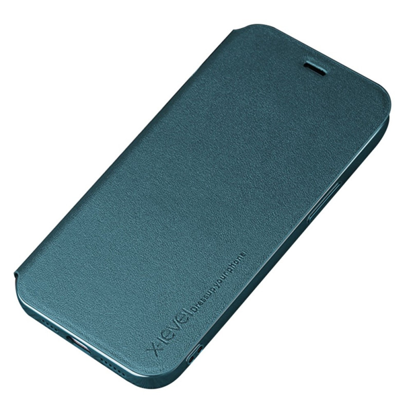 Flip Cover iPhone 14 Simili Cui X-Level