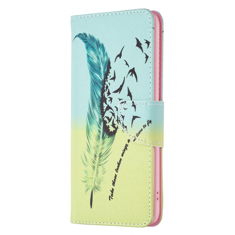 Funda de plumas para el iPhone 14 Pro