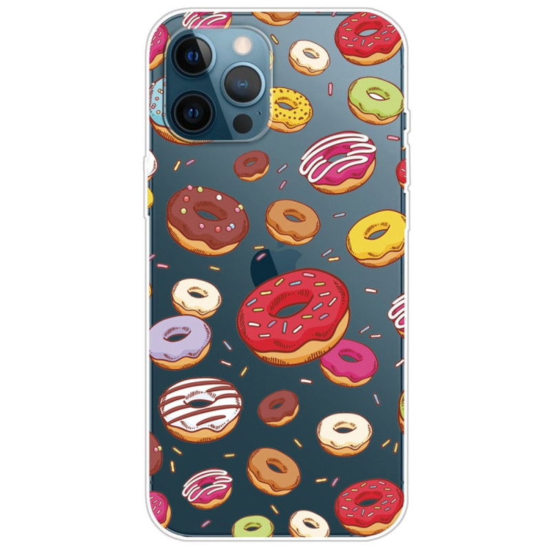 Funda transparente para el iPhone 14 Pro Donuts