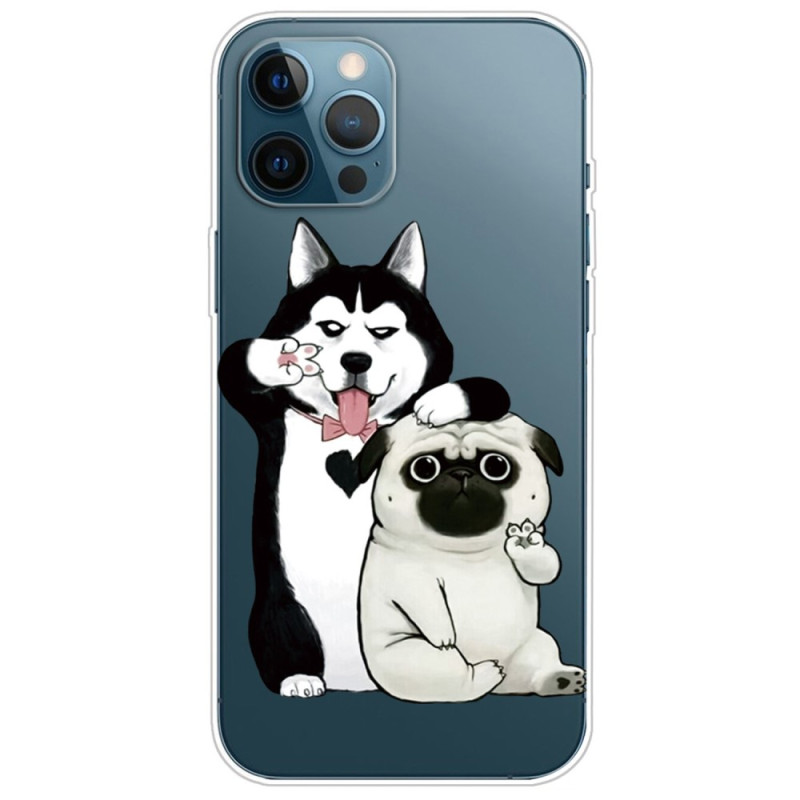 Funda iPhone 14 Pro Funny Dogs