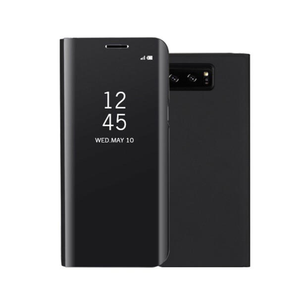 Flip Cover Samsung Galaxy Note 8 Efecto Espejo y Cuero