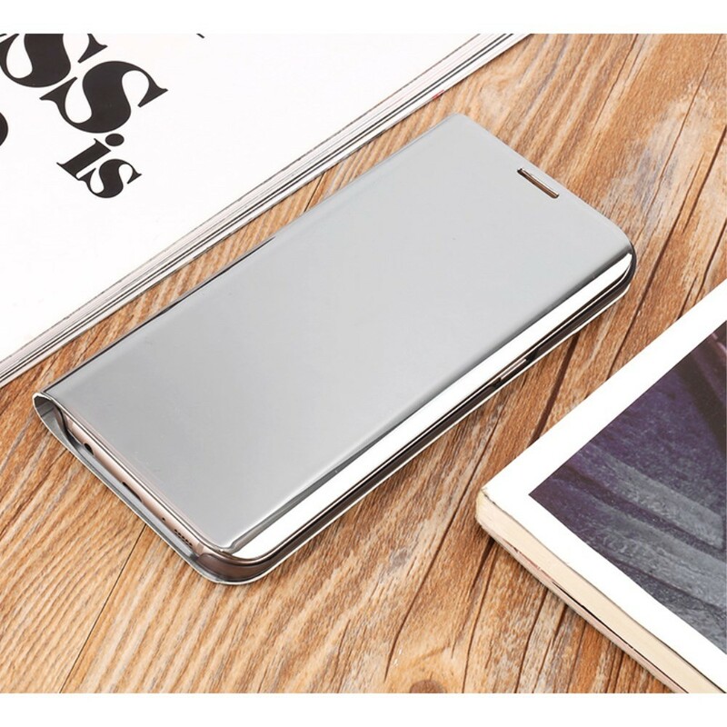 Flip Cover Samsung Galaxy Note 8 Efecto Espejo y Cuero