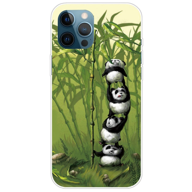 Funda iPhone 14 Pro Tas de Pandas