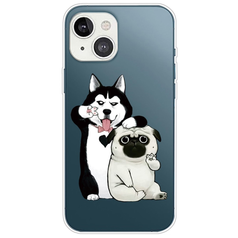 Funda iPhone 14 Plus Dogs Fun
