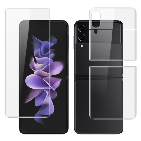 Funda de purpurina de colores para el Samsung Galaxy Z Flip 4 - Dealy