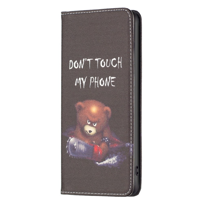 Flip Cover iPhone 14 Pro Max Dangerous Bear