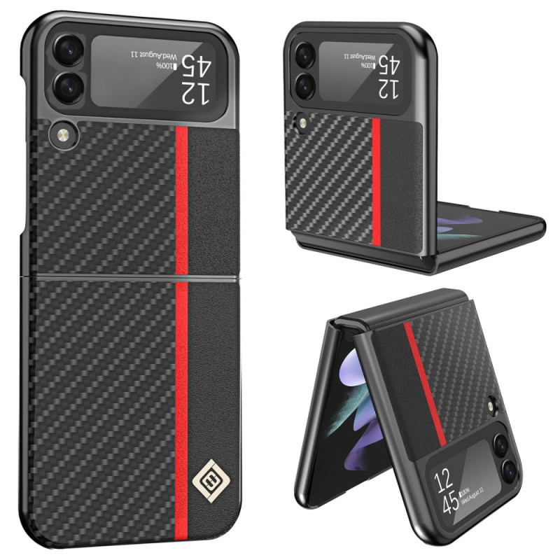 Funda de fibra de carbono para Samsung Galaxy Z Flip 4 LC.IMEEKE