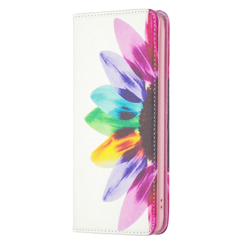 Flip Cover iPhone 14 Pro Max Watercolour Flower