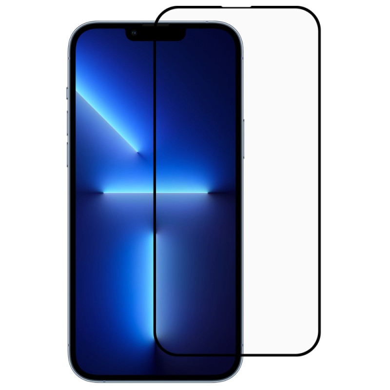 Protector de pantalla de cristal templado negro Contour para el iPhone 14 Pro Max