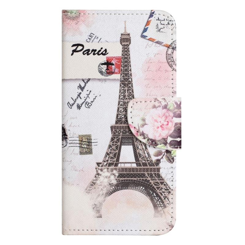 Funda iPhone 14 Pro Torre Eiffel Vintage