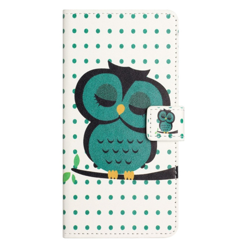 Funda para iPhone 14 Pro Sleeping Owl