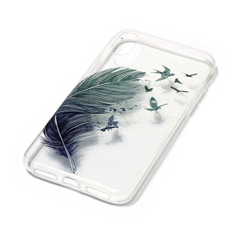 Funda ligera de plumas para el iPhone X