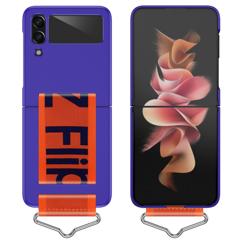 Funda Samsung Galaxy Z Flip 4 5G Anillo y Colgante Letras