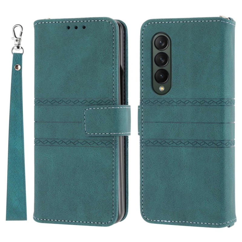 Funda de piel sintética para el cinturón del Samsung Galaxy Z Fold 4