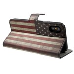 Funda iPhone X Bandera USA