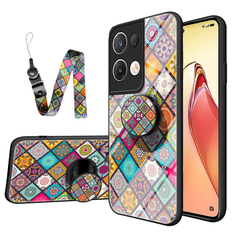 Coque Oppo Reno 8 Pro Patchwork