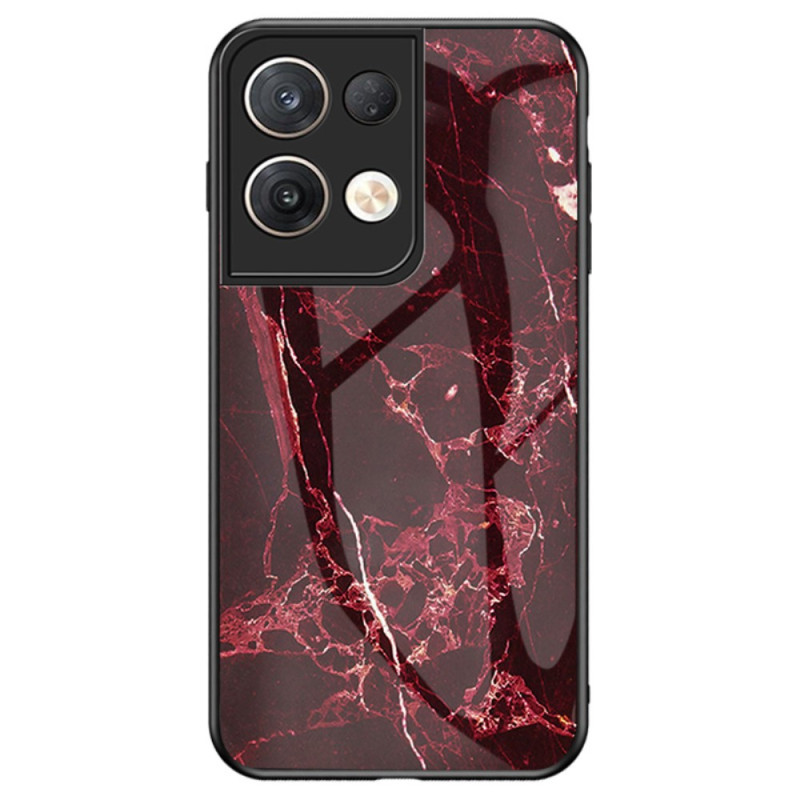 Funda de cristal templado Oppo Reno 8 Pro Marble