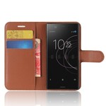 Funda de polipiel retro para Sony Xperia XZ1 Compact Funda de polipiel retro para Sony Xperia XZ1 Compact