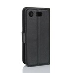 Funda de polipiel retro para Sony Xperia XZ1 Compact Funda de polipiel retro para Sony Xperia XZ1 Compact
