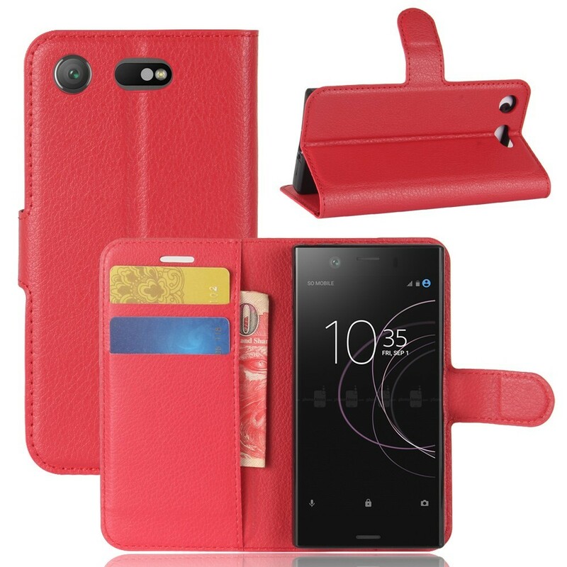 Funda de polipiel retro para Sony Xperia XZ1 Compact