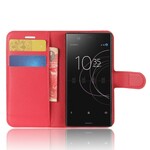 Funda de polipiel retro para Sony Xperia XZ1 Compact