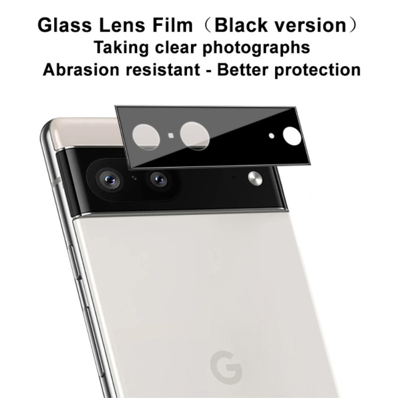 Protector de pantalla de cristal templado Google Pixel 7A Black Contour