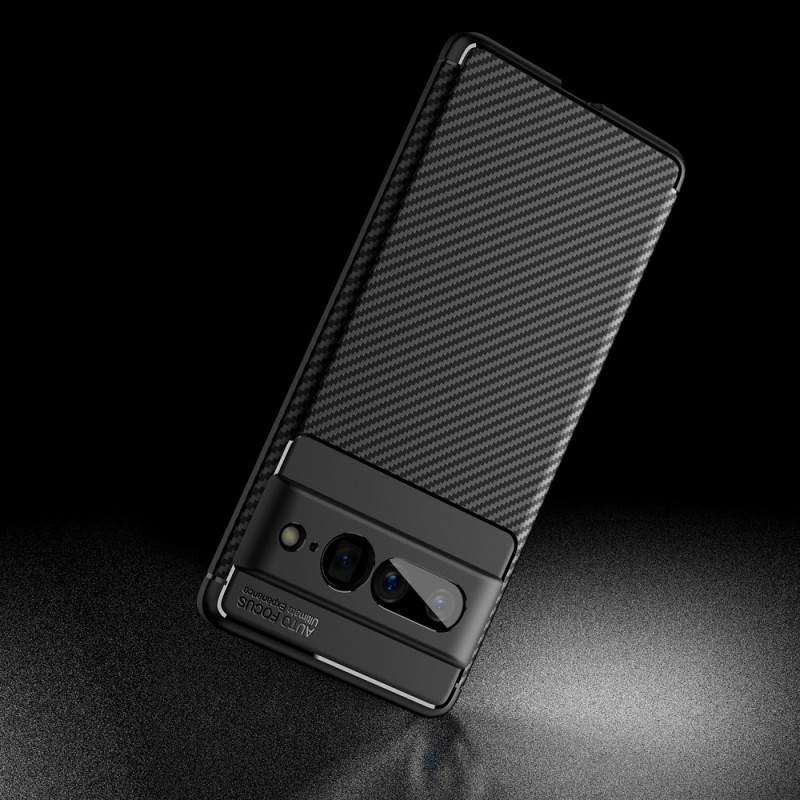 Carcasa trasera para teléfono compatible con Google Pixel 7A, ultra  delgada, textura de fibra de carbono, diseño minimalista con funda  resistente a