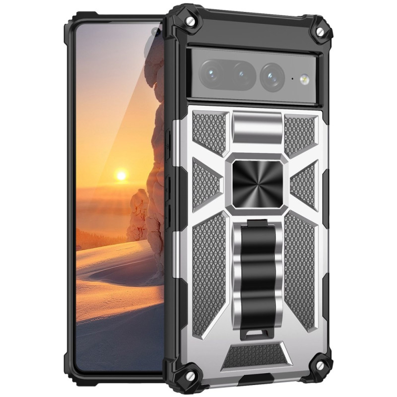 Funda bicolor para el Google Pixel 7 Pro Soporte extraíble