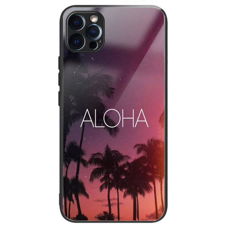 Funda de cristal templado Aloha para el iPhone 14 Pro Max