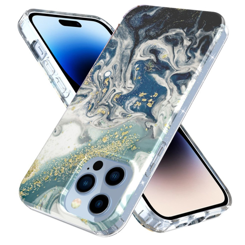 Funda de mármol simple para el iPhone 14 Pro