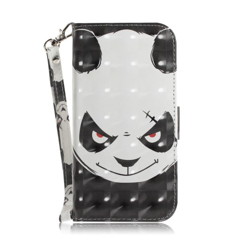 Funda con colgante para el iPhone 14 Plus Angry Panda