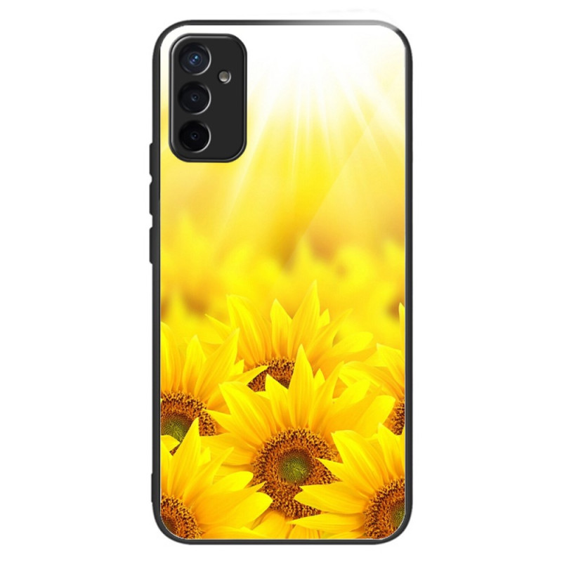 Funda de cristal Samsung Galaxy M13 Sunflower