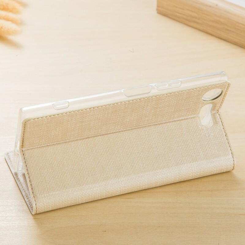 Funda abatible con textura para el Sony Xperia XZ1