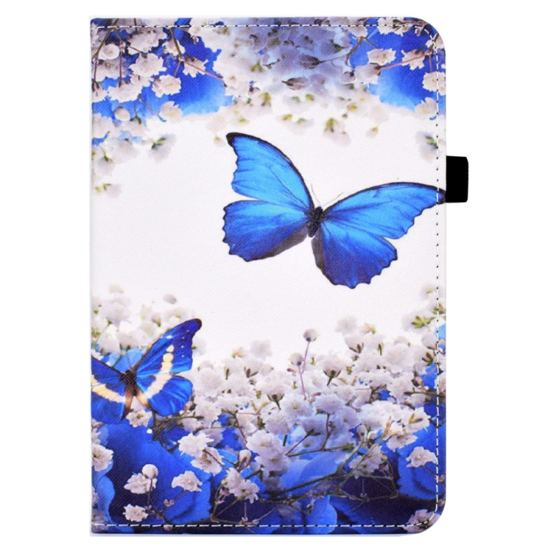 Funda para iPad 10.9'' (2022) Mariposas azules