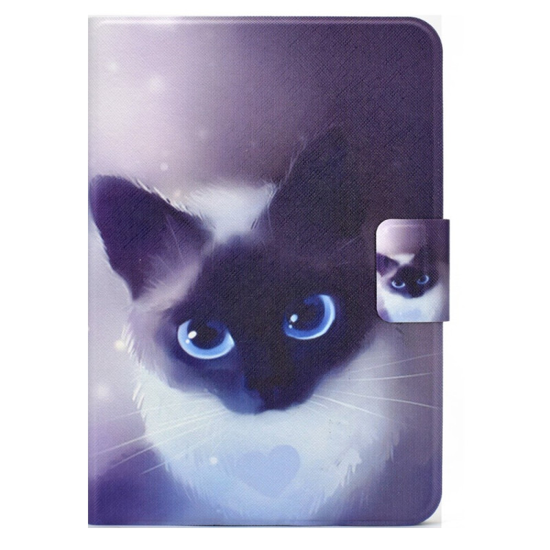 Funda iPad 10.9" (2022) Gato de ojos azules