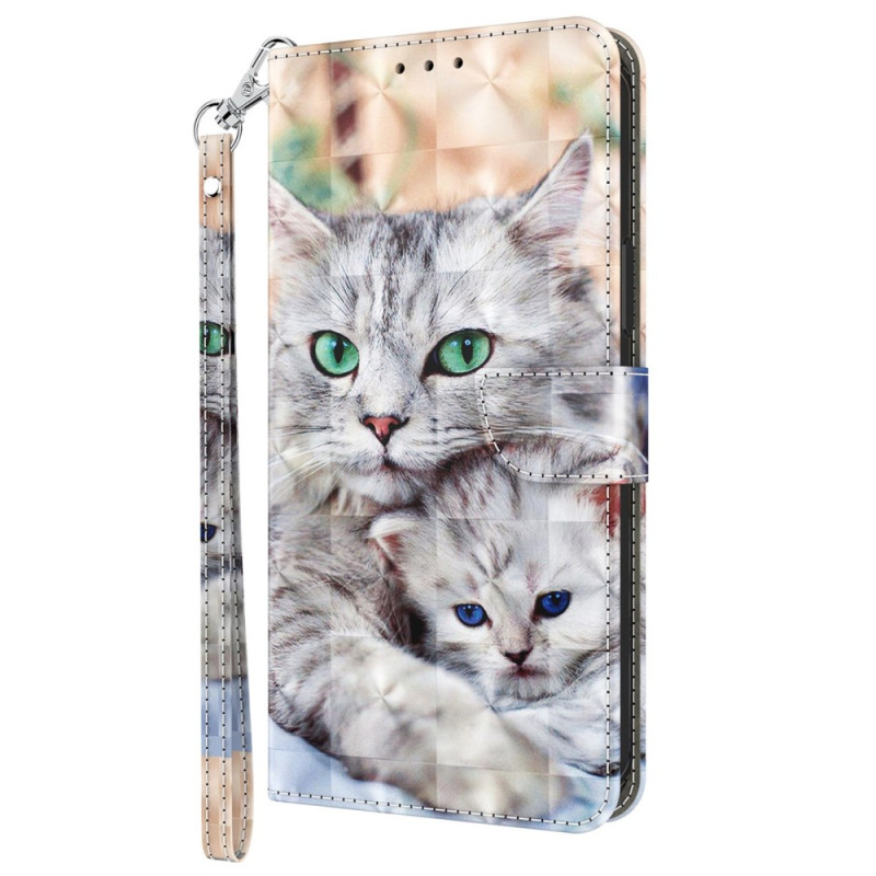 Funda Samsung Galaxy S23 5G Colgante Gato