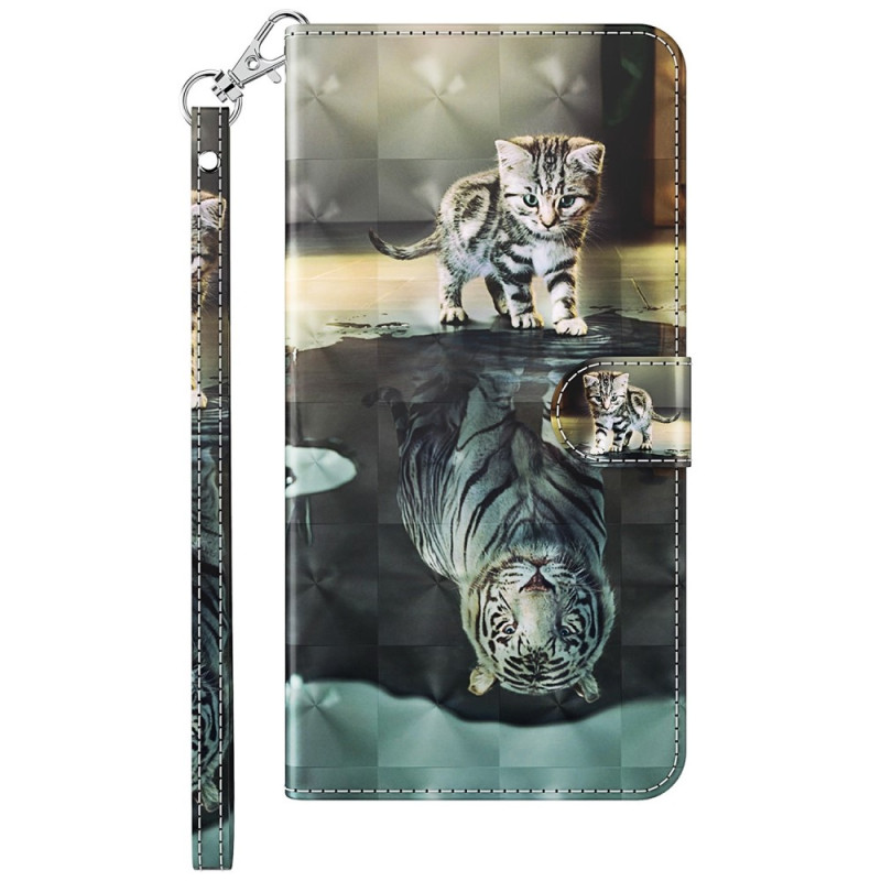 Funda con colgante Samsung Galaxy S23 5G Dream Kitten