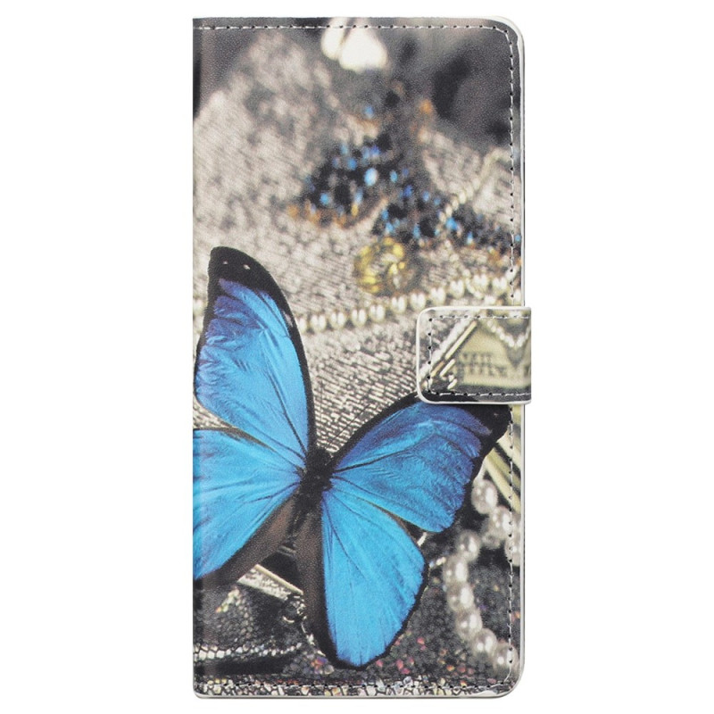 Funda Samsung Galaxy S23 5G Mariposa Azul