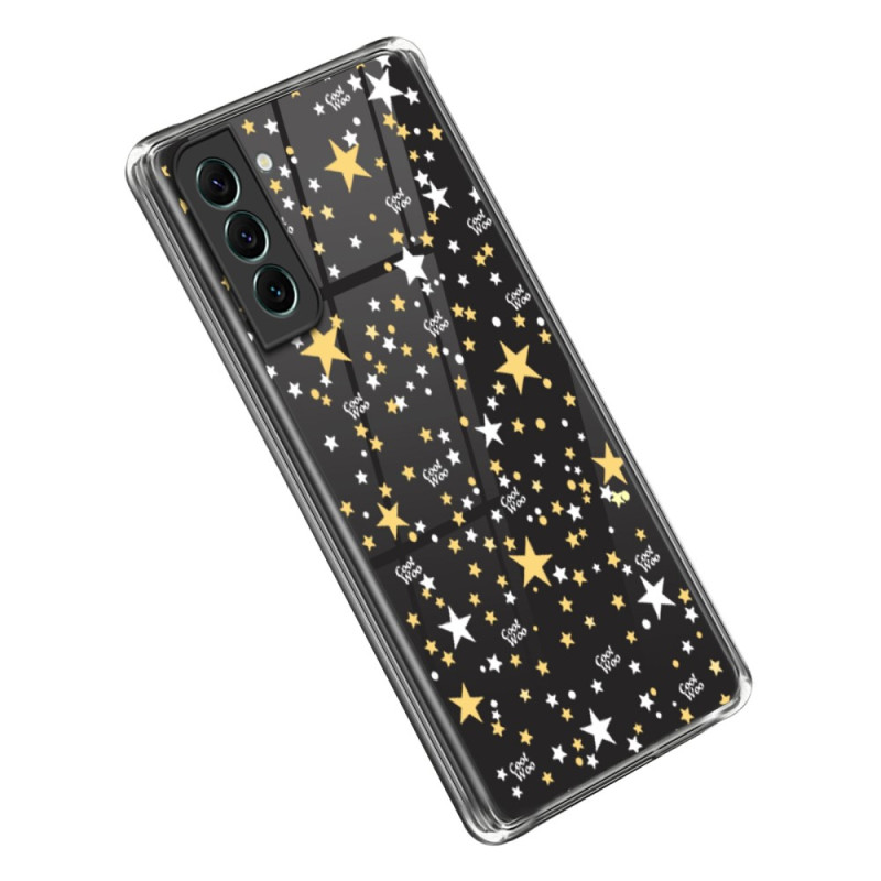 Funda Samsung Galaxy S23 5G Transparente Estrellas / Corazones