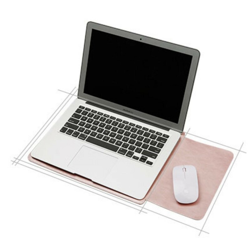 Funda de polipiel para MacBook de 12 pulgadas con cierre magnético