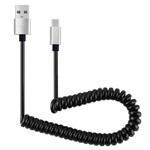 Cable de carga con resorte de USB a USBC Cable de carga con resorte de USB a USBC