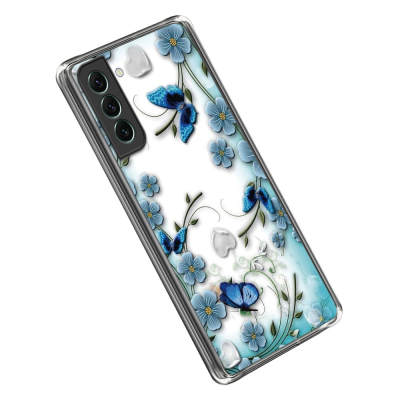 Funda Samsung Galaxy S23 Plus 5G Flor Transparente