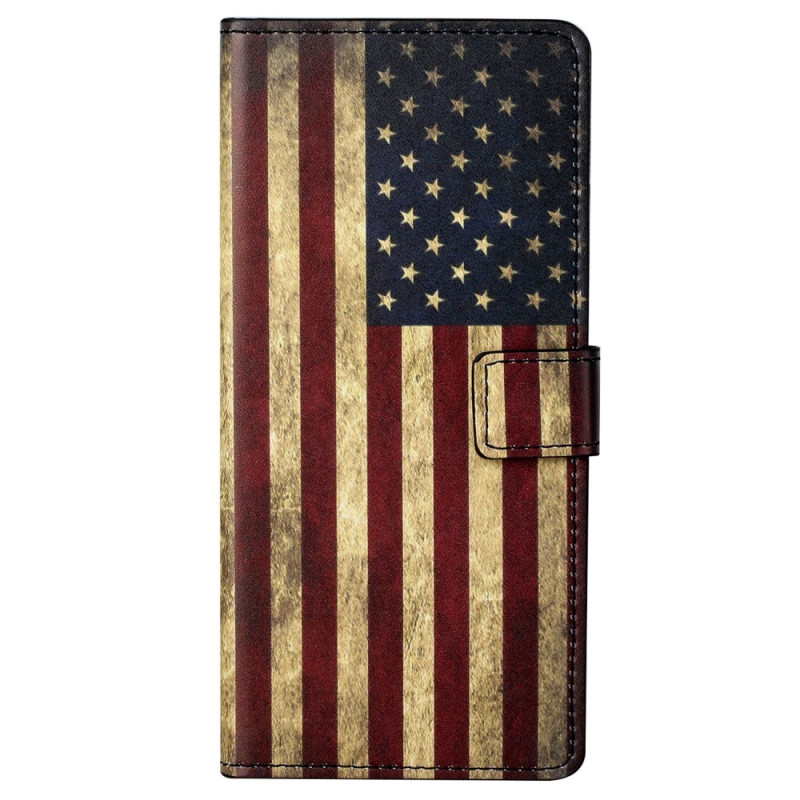 Funda Samsung Galaxy S23 Plus 5G Bandera Americana Vintage