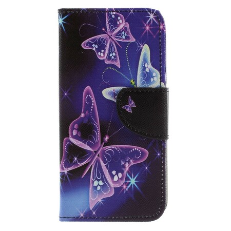 Funda Huawei Y6 2017 color mariposa