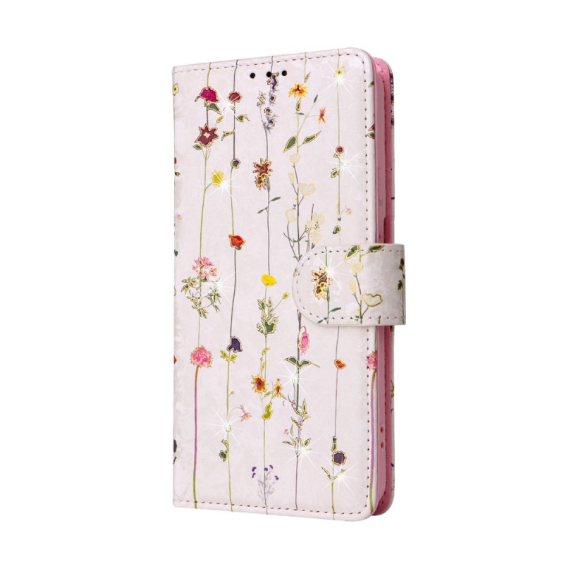 Funda flor RFID Samsung Galaxy S23 Plus 5G con colgante